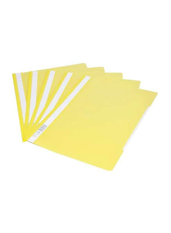 Atlas A4 Size Project File, 50 Pieces, Yellow