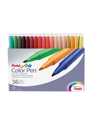 Pentel Fine Point Colour Pen Set, 36 Pieces, Multicolour