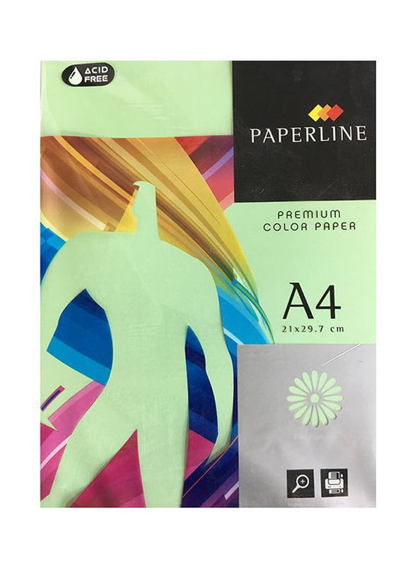 Paperline Premium Coloured Printing Paper, 1000 Sheets, A4 Size, Green
