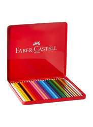Faber-Castell Color Pencils in Metal Box, 24 Pieces, Multicolour
