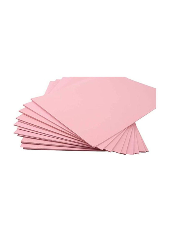 Terabyte Card Paper, 300 Sheets, 160 GSM, A5 Size, Pink