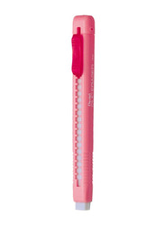 Pentel Click Eraser Grip, Pink/White