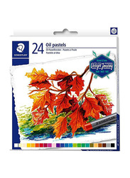 Staedtler 24-Piece Oil Pastel Caryon Colour Set, Multicolour