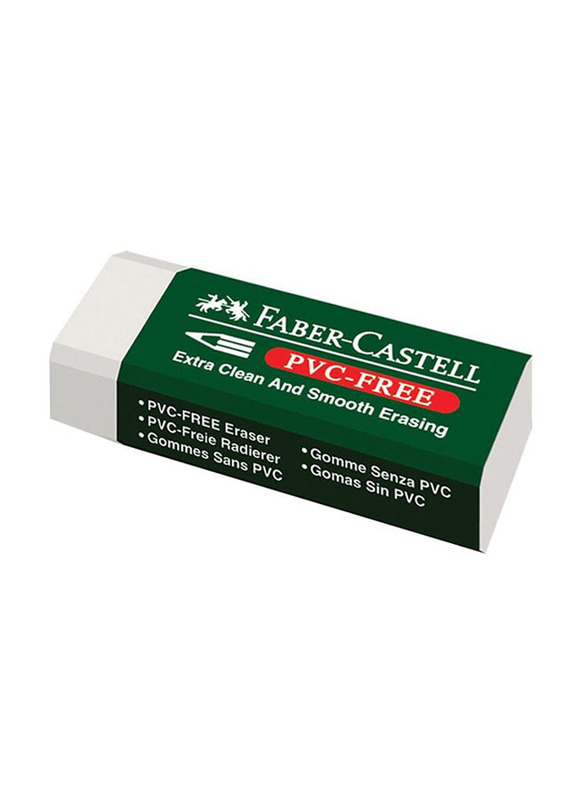 Faber-Castell PVC Free Eraser, White
