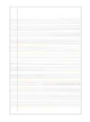 Psi Four Lined Exercise Book, 70 Sheets, A4 Size