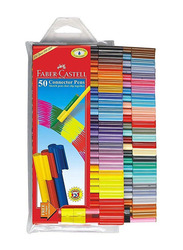 Faber-Castell Connector Pens with 4 Free Pens, 50 Pieces, Multicolour