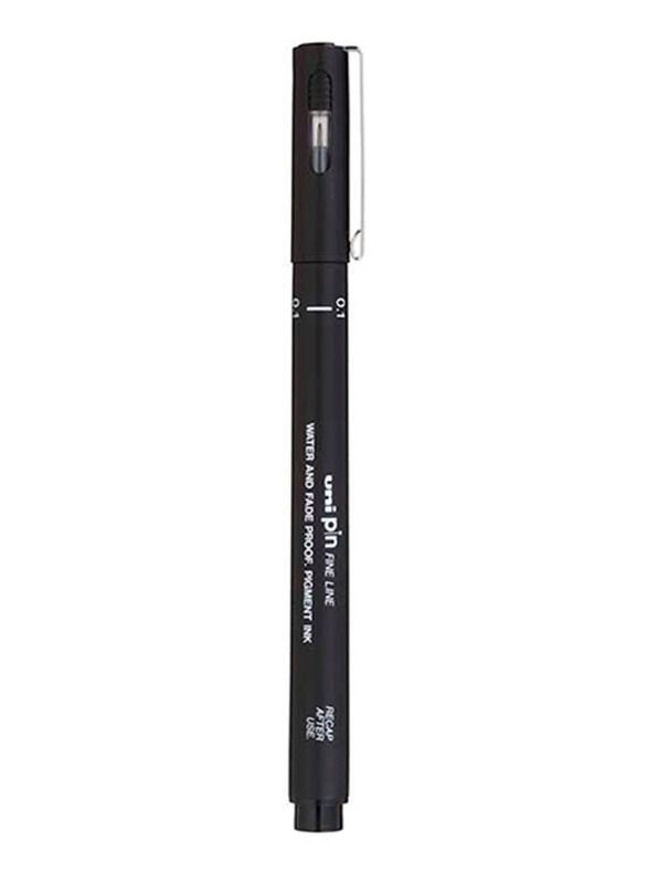 Uniball 12-Piece Uni Pin Fineliner Marker Set, 0.1mm, Black