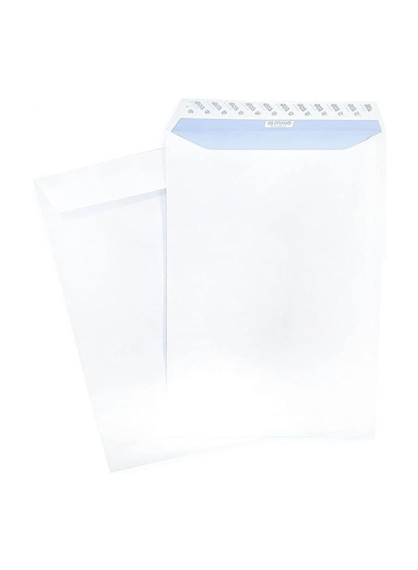 Maxi 50-Piece Maxi Peel & Seal Envelopes, 12 x 10 Inch, 100 GSM
