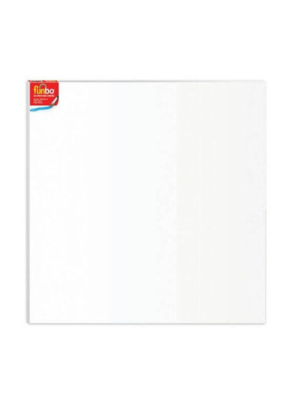 Funbo Stretched 3D Canvas, 380GSM, 50 x 60cm, White