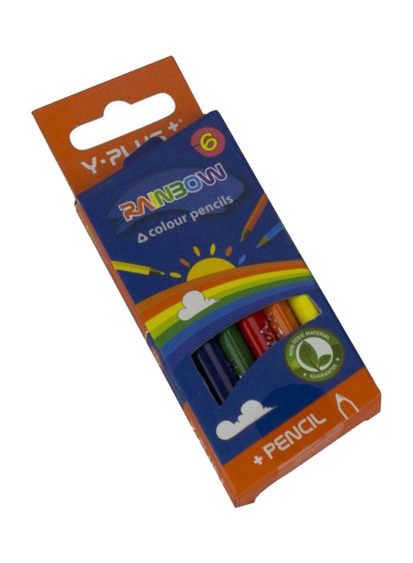 

Y Plus+ Rainbow Colour Pencils Set, 6 Pieces, Red/Green/Blue