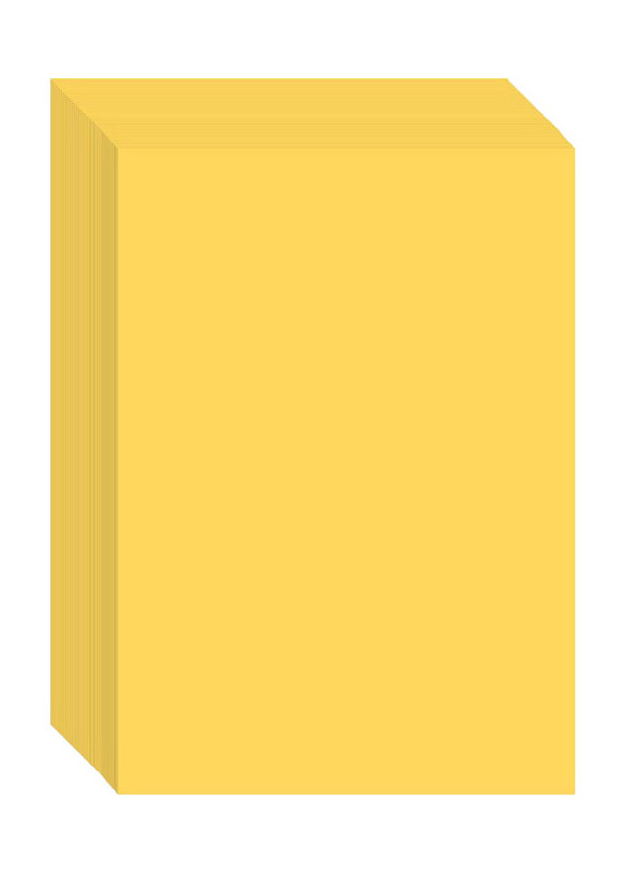 Colour Copy Papers, 100 Sheets, A4 Size, Yellow