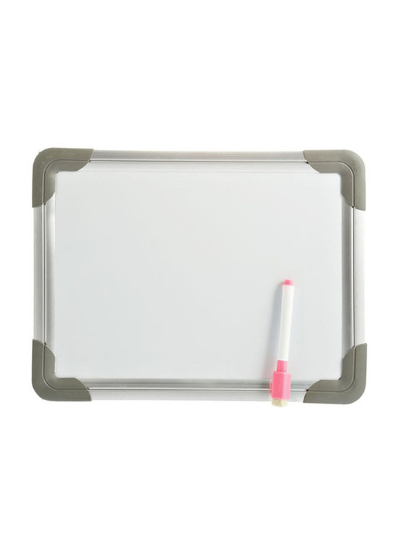 Partner Mini Dry Erase Board, White/Grey