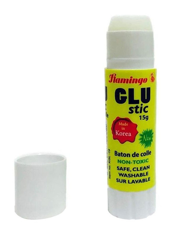 

Flamingo High Viscosity Glue Stick, 3 Pieces, White