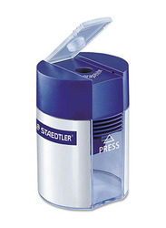 Staedtler Single Hole Cylinder Pencil Sharpener, Blue