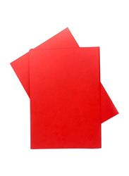 Terabyte Card Paper, 300 Sheets, 160 GSM, A6 Size, Red