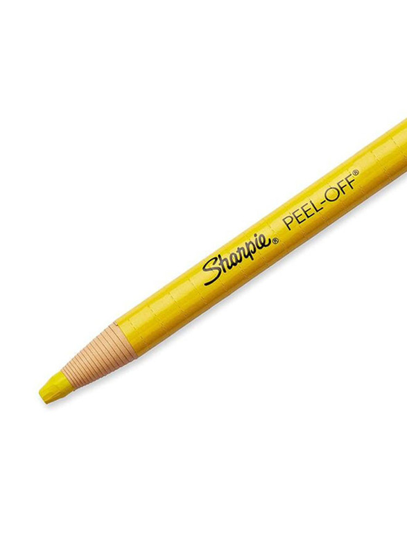 Sharpie Peel-Off China Marker, Yellow