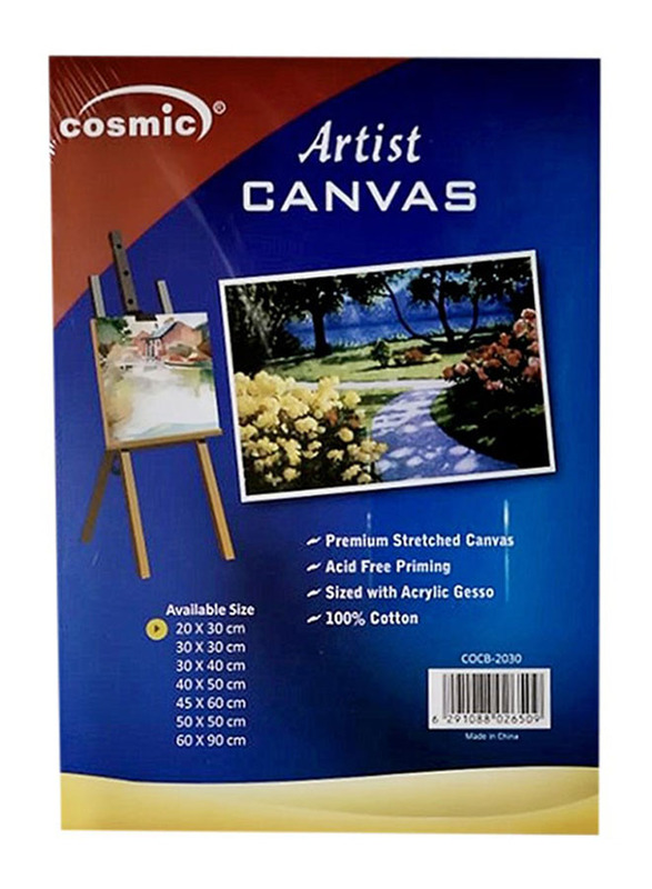 Cosmic Blank Canvas Board, 7 Pieces, White