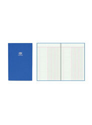 PSI Hard Bind Ledger Book, 96 Sheets, Blue