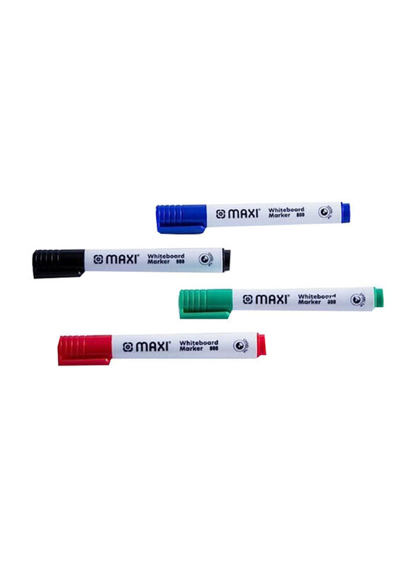 

Maxi 5-Piece Dry Erase Marker with Eraser, Multicolour