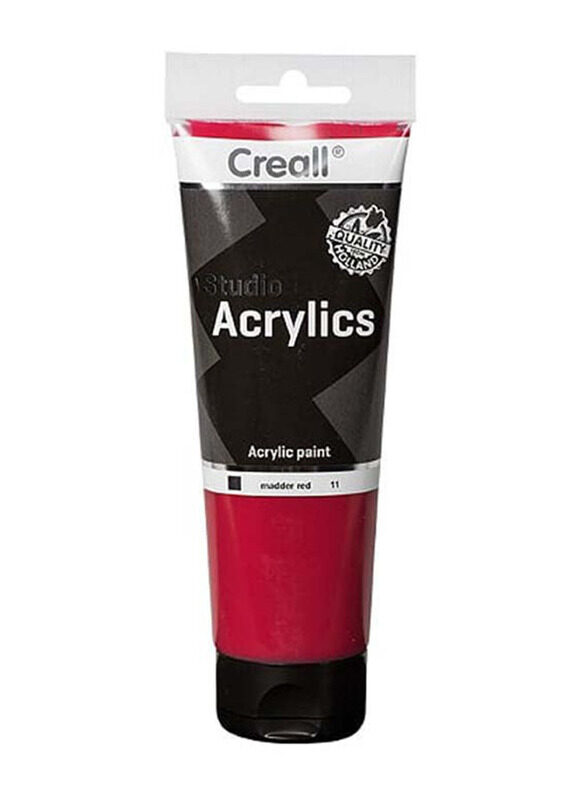 Creall Studio Acrylic Colour Tube, 120ml, 11 Madder Red