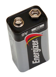 Energizer Max 9V2 Battery, 2 Pieces, Silver/Black
