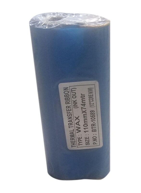 

Generic RW4 Ink Out 1” Core Ribbon Wax, Black
