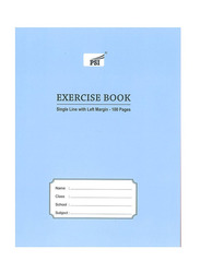 PSI Single Line Exercise Notebook, 100 Pages, A5 Size