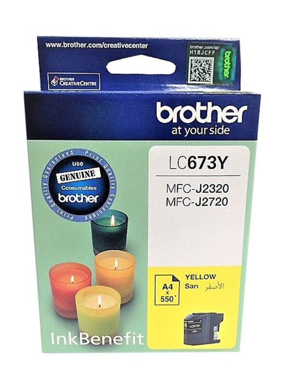 

N/a Brother LC673Y Yellow Ink Cartridge