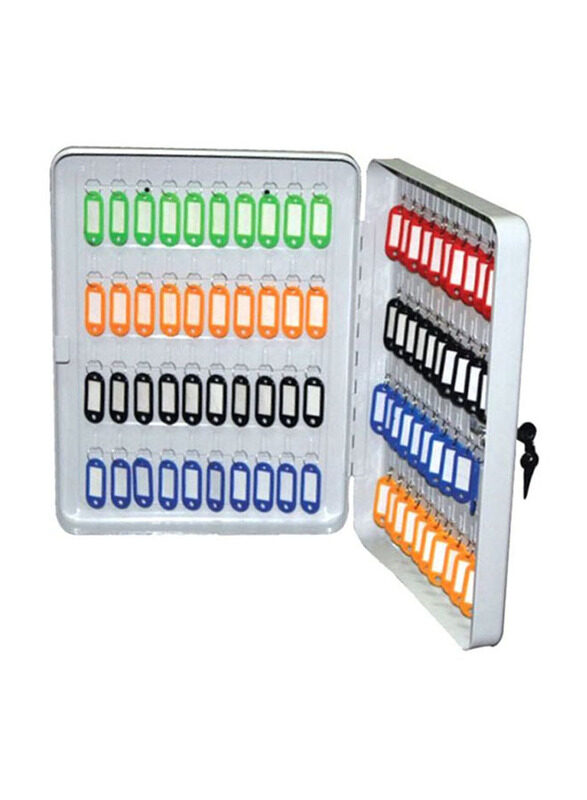 

Partner 80-Hook Key Box, Blue/Red/Green