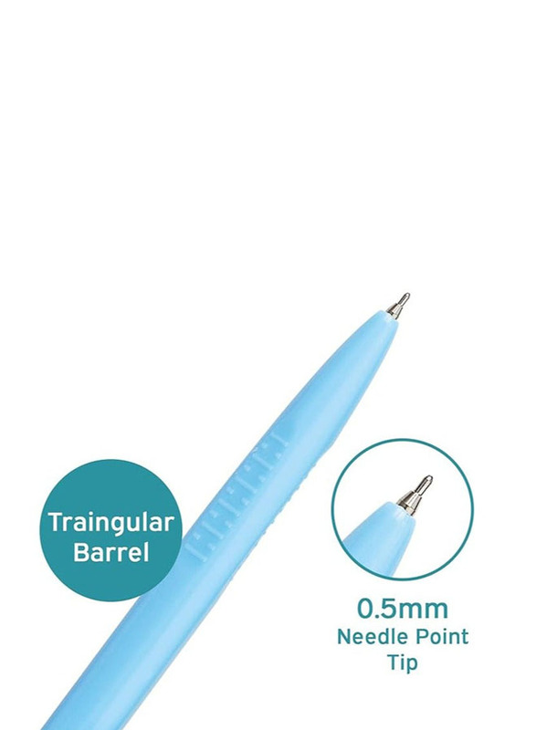 Hauser 50-Piece Billi DX Roller Ball Pen Set, Multicolour