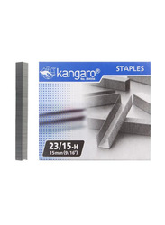 Kangaro 1000-Piece Staple Pin Set, Silver