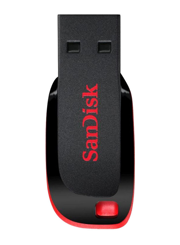 SanDisk 128GB Cruzer Blade USB 2.0 Flash Drive, SDCZ50-128G-B35, Black