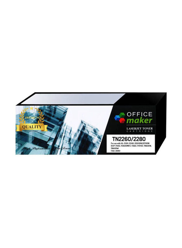 

Brother Office Maker TN2260/2280 Black LaserJet Toner Cartridge