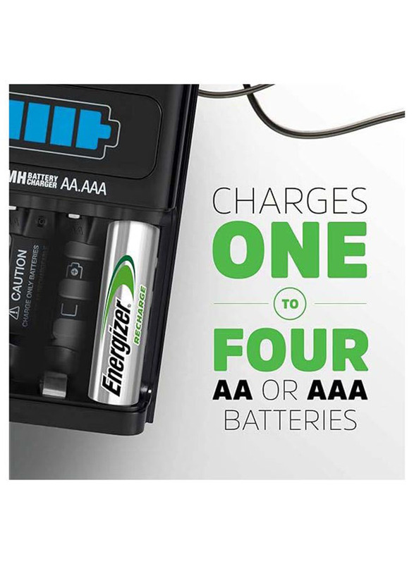 Energizer Recharge Extreme AAA4 800mAh Precharged Batteries, Silver