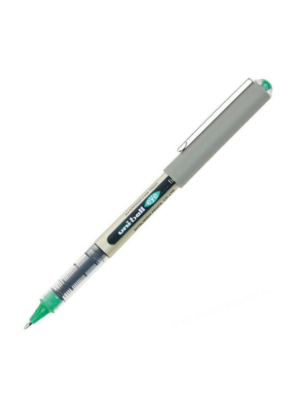 Mitsubishi 12-Piece Uniball Eye Fine Rollerball Pen Set, Green