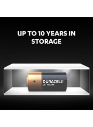 Duracell Ultra Long Lasting Battery with Duralock Power Preserve Technology, CR123, Multicolour