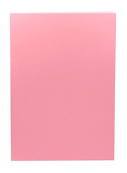 Terabyte Coloured Thick Card, 50 Sheets, 240 GSM, A4 Size, Pink