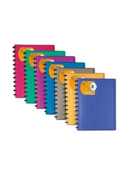 Foldermate 25-Pockets A4 Size Ring File Set, 10 Pieces, Multicolour
