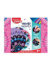 Maped Creativ Velvet Mosaics Pastel Colours, Multicolour