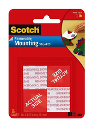 3M Scotch Removable Mounting Tape, Clear