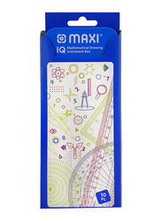 Maxi Mathematical Drawing Instrument Box, Multicolour