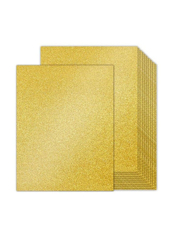 

Terabyte A4 Glitter Paper, 20 Pieces, Gold