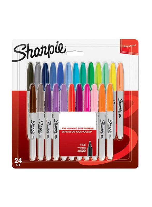 Sharpie 24 Piece Permanent Marker Set, Multicolour