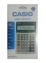 Casio 12-Digit Financial & Business Calculator, DJ-220D, Multicolour