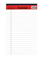 Sinarline White Writing Pad, 50 Pages, A5 Size