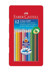 Faber-Castell Colour Grip Pencil Set, 12 Pieces, Multicolour