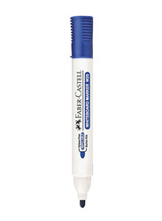 Faber-Castell 10-Piece Whiteboard Marker, White/Blue