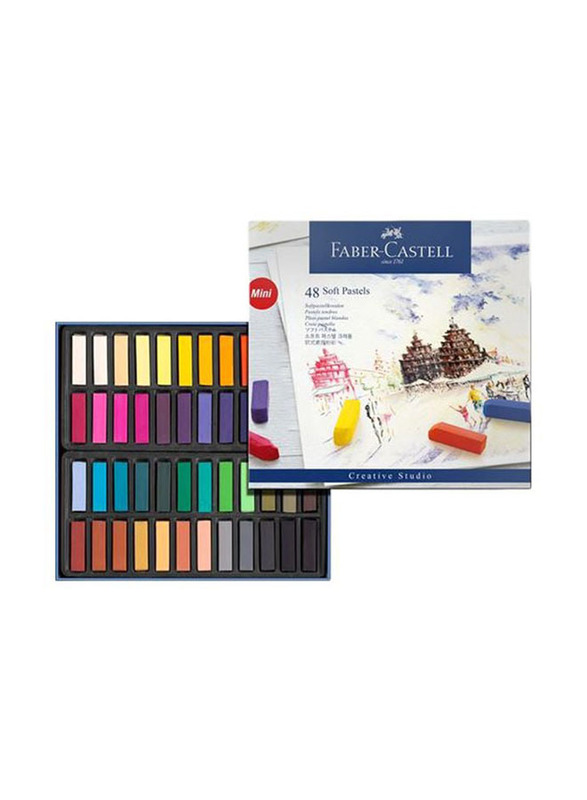 Faber-Castell Goldfaber Creative Studio Soft Pastel, 48 Pieces, Multicolour