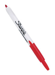 Sharpie Retractable Permanent Marker, Red
