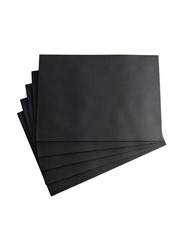 Terabyte Coloured Card Paper, 100 Sheets, 180-210 GSM, A3 Size, Black